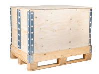 Wooden Box with Corner Protection