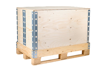Wooden Box with Corner Protection